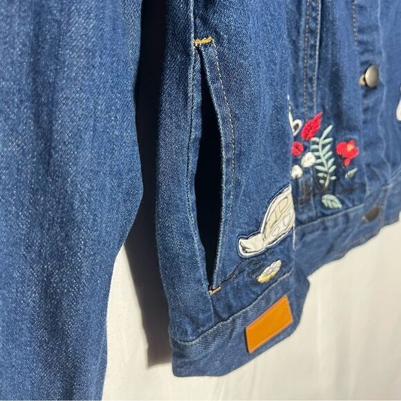 Disney Snow White Animators' Girls Denim Jean Jacket 9/10 - Picture 4 of 11